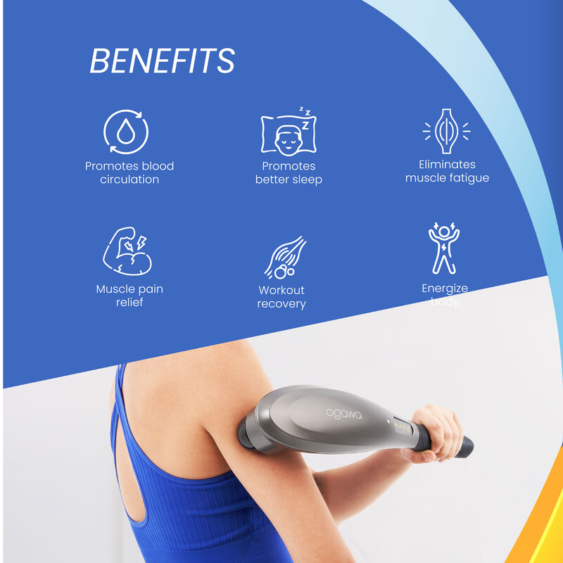 Apply Code 7TM12 ogawa by OGAWA Buzzy Percussion Handheld Massager
